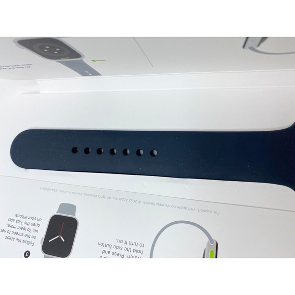Apple Sport Band for Watch Series 7 - Midnight, Size M/L  (45mm) - Picture 9 of 16